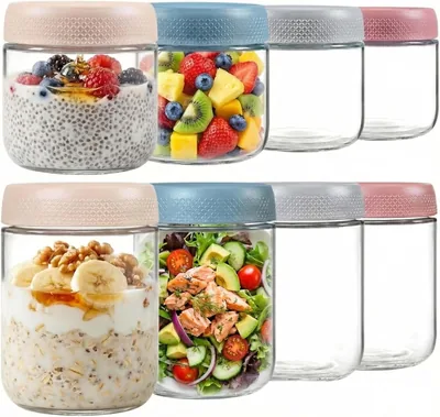8 Pack Overnight Oats Containers Best Deal