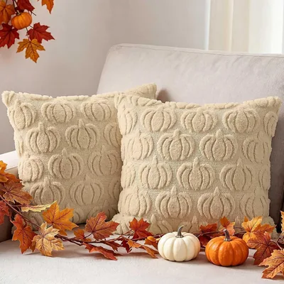 Fundas de Almohada de Halloween Dancart, 2 Piezas, Fantasmas y Calabazas