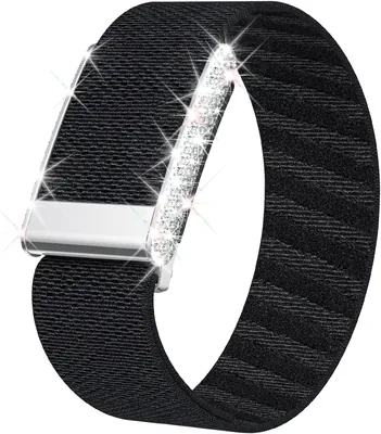 Diamond Nylon Sport Band - Adjustable Shiny Rhinestone Whoop 5.0 Replacement
