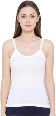 Women's Solid Cotton Camisole | Sleeveless Tank Top, Pack of 1-2