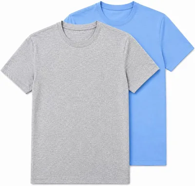 Men's 2-Pack Cotton T-Shirts | 100% Cotton, Breathable, 200 GSM, Pre-Shrunk