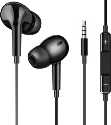 ワイヤレスイヤホン、業界新基準、3.5mmジャック、超クリア通話・ノイズキャンセル、マイク搭載 Best Price