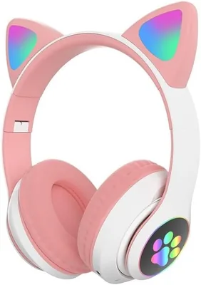 Cat Ear Bluetooth Wireless Headphones Pink - Best Deal