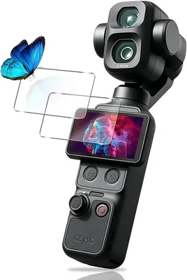 DJI OSMO ポケット用 4P ガラスフィルム（アジアシース 9H ハードネス）2枚セット - 最高品質、最安値保証