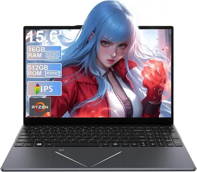 15.6" Laptop Ryzen 3500U 16GB DDR4 512GB SSD