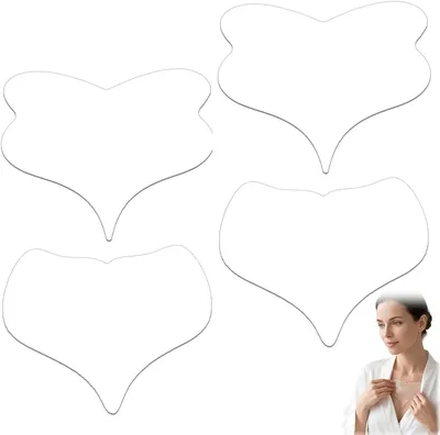 Parches Antienvejecimiento para el Escote - 4 Piezas de Almohadillas de Silicona para el Pecho, Antarrugas para Dormir, Reutilizables