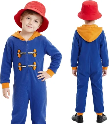 Kenerowd Bear Costume Book Week Costume with Jumpsuit and Hat Cosplay Outfit - Best Deal