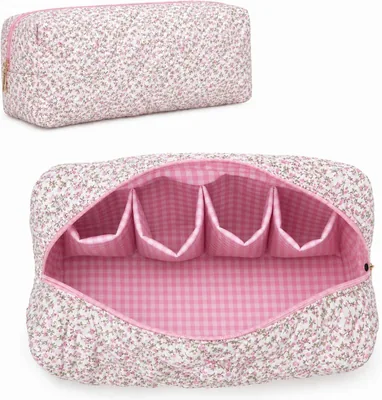 PFUTURE Travel Hair Bag for Dyson Airwrap & Shark FlexStyle - Floral Organizer Case