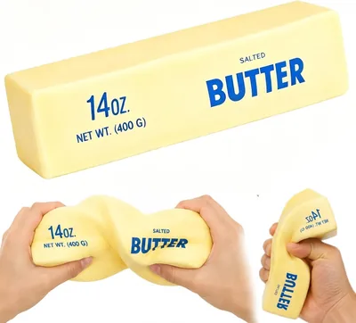 10in Giant Butter Squishy Stress Ball - 40% Off