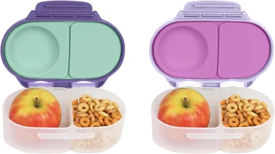 b.Box Snack Box 2-Pack Leakproof Compartments Lilac Pop/Sugar Plum Best Deal