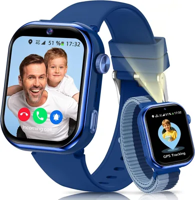 Velmood 4G Smartwatch para Niños con GPS y Llamadas - Modos SOS y Escuela