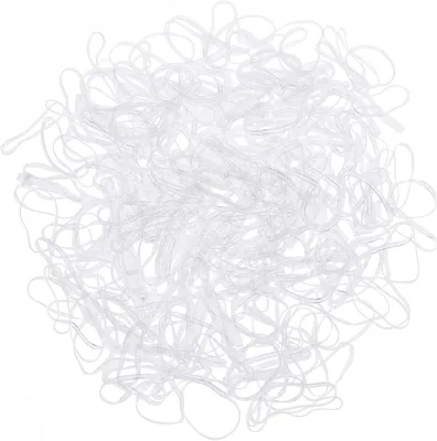 500 Pieces Elastic Hair Bands Scrunchies for Women Elastic Bands for Ponytails, Braids and Buns Acce
