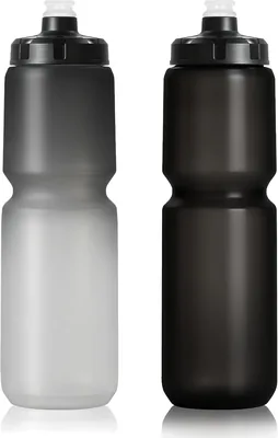 ADSPED 2 Pack Squeeze Water Bottle 32oz / 1L BPA-free Cycling Bottles Best Deal