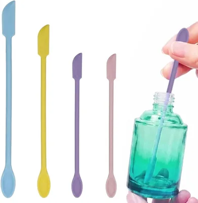4 Pcs Double Side Mini Silicone Spatula Set Best Deal