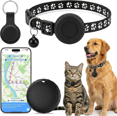 GPS para Gatos y Perros, Localizador GPS Global en Tiempo Real, Sin Suscripción, Compatible con Si - Mejor Oferta