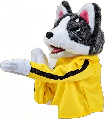 プードルハスキー 電気手人形 音声付き インタラクティブ おもちゃ 犬・猫用