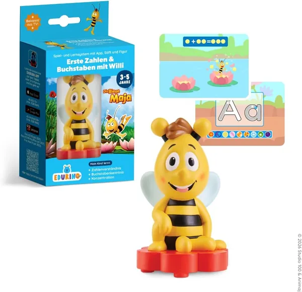 Edurino Lernspielzeug Die Biene Maja mit App - Erste Zahlen & Buchstaben für Kinder ab 3 Jahren | Best Deal