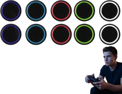 10 Pcs Silicone Thumb Grips PS5/PS4 - Best Deal