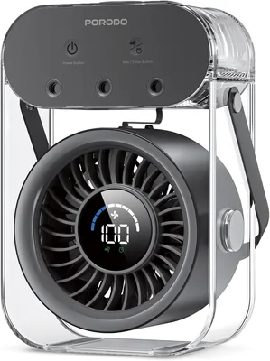 Porodo Lifestyle Chillo Aqua Portable Mist Fan - 10% Off