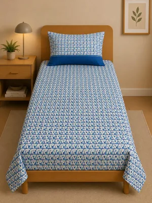 Setto per Letto Singolo GX GARGIX in Polycotton con Top Sheet e Federa Cuscino (GX/PLTS-101) - 73% di Sconto