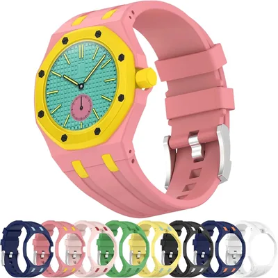 Correa Deportiva Resistente para Reloj Swatch x AP Royal Pop - Silicona con Protección Antichoque
