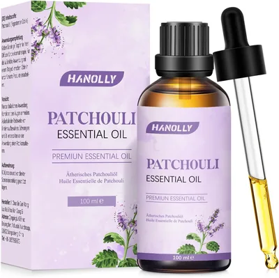 Olejek Eteryczny Hanolly z Paczuli 100ml - Dyfuzory, Nawilżacze, Pielęgnacja Skóry, Świece Zapachowe, DIY