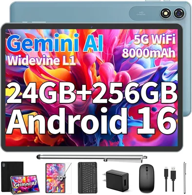 AI Android 16 Tablet 10" with Keyboard - 5G Deal