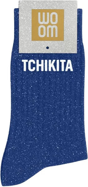 JUL Paillettes Chaussettes - Cadeau Original pour Femme - Coton Premium Confortable - Taille Unique UK 8-12
