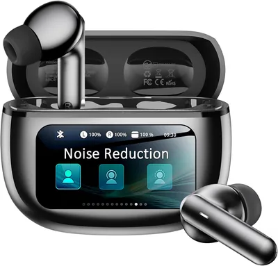 iP Wireless Earbuds Smart Touch Case Bluetooth 6.0 AI Noise Cancelling 40H Playtime IPX7 Waterproof Best Deal