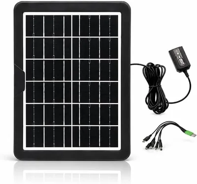 Portable Solar Panel Charger, Freestanding, Multi-Connector, Camping Hiking Travel Best Deal