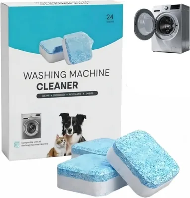24pcs Washing Machine Pet Hair Remover & Limescale Solution