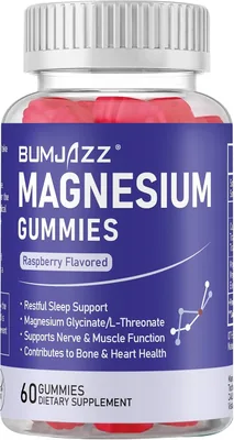 Żelki magnezowe 800 mg (60 szt.) - Glicynian magnezu i L-treonian