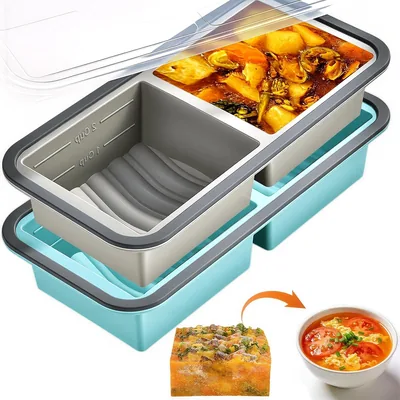 2 Pack Silicone Soup Freezer Containers Best Deal