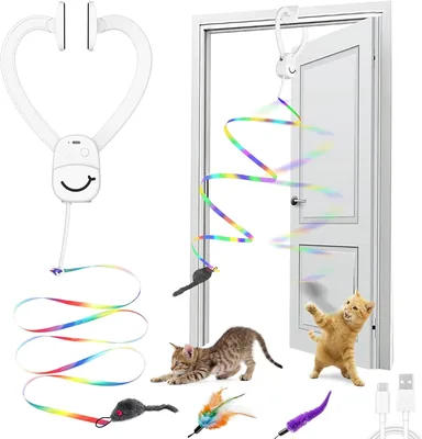 Interactive Cat Toy Motion Activated Hanging USB-C Best Deal