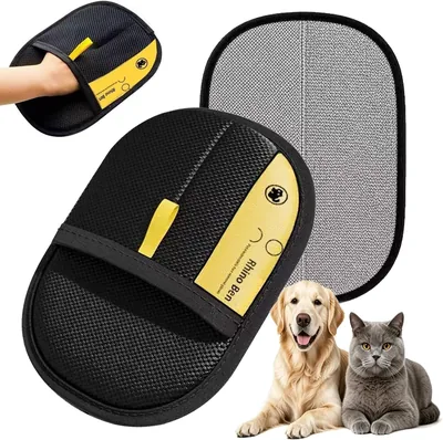 Pet Hair Removal Gloves - 2 Pack Electrostatic Reusable