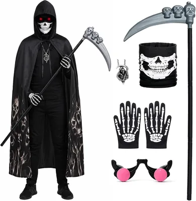 Kitimi Grim Reaper Costume - Halloween Fancy Dress