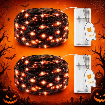 btfarm Orange Fairy Lights - 20 LED String