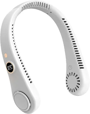 Halsventilator - Handfreier Tragbarer Ventilator - Kühlender USB-Ladegerät mit 5 Windstärken