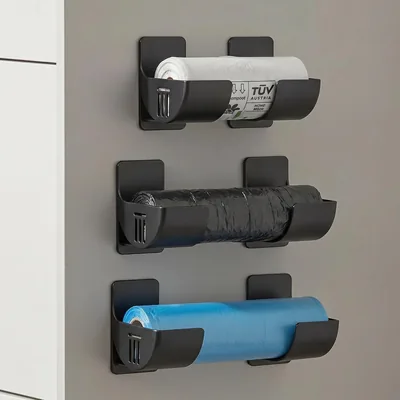 6Pcs Bag Organizer - Wall Mount Trash Holder, Best Deal