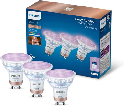 Philips Smart Lighting LED RGB GU10 Bulb 3 Pack - Best Deal