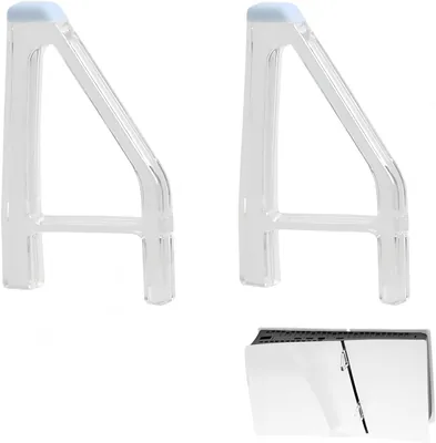 X Spring Transparent Stand (2 PCS) - Cooling Feet, Anti-Slip Support for PS5 Slim Disc - 51% Off