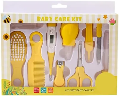10-in-1 Baby Healthcare & Grooming Kit - Yellow Best Deal