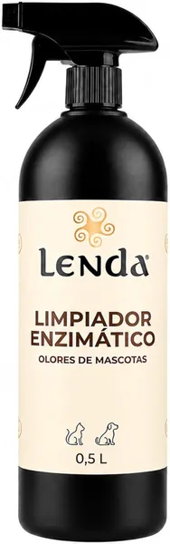 Lenda - Eliminador de Olores para Mascotas 500 ml al Instante - Limpiador Enzimático para Orina de Perros y Gatos - Neutralizador