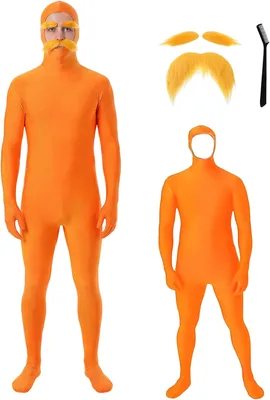 Shengo Orange Jumpsuit Halloween Costume Suit