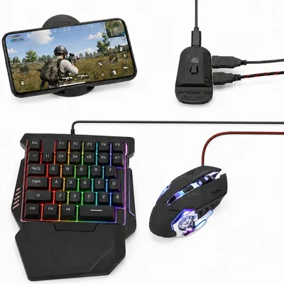 Ticfox Single Hand Gaming Keyboard Mouse Converter Wired Best Deal