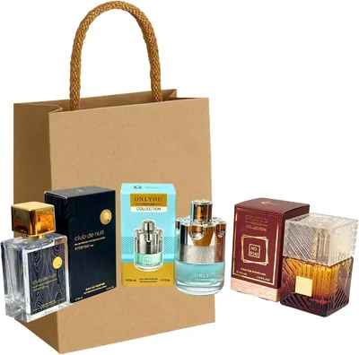 Men's Perfume Gift Set 3x30ml with Bag