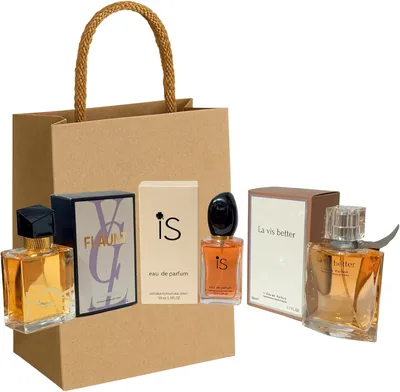 Women’s Perfume Gift Set - Flaunt, IS & La Vis Fragrance Combo, Long Lasting Floral Fruity