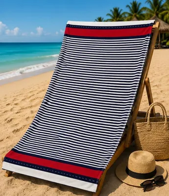 QBED Luxury Velvet Beach Towels Different Fashion Style - Size 90 x 180 cm - Fast Absorbent and Dry 