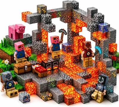 Kit Blocos Magnéticos de Construção - Cubos Magnéticos Empilháveis para Criatividade Educativa
