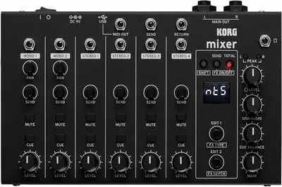 Korg Nu:Tekt NTS-4 - Mixeur Audio avec Interface et Effets - 6 Canaux - Meilleure Offre